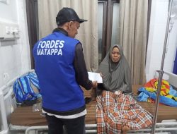 Peduli Warga Sakit, Fordes Matappa Balo-Balo Salurkan Bantuan dari Dukungan PT MDA