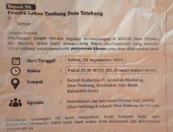 Surat Undangan Pemilik Lokasi Tambang Beredar, Pertemuan Digelar di Tengah Penyidikan PETI